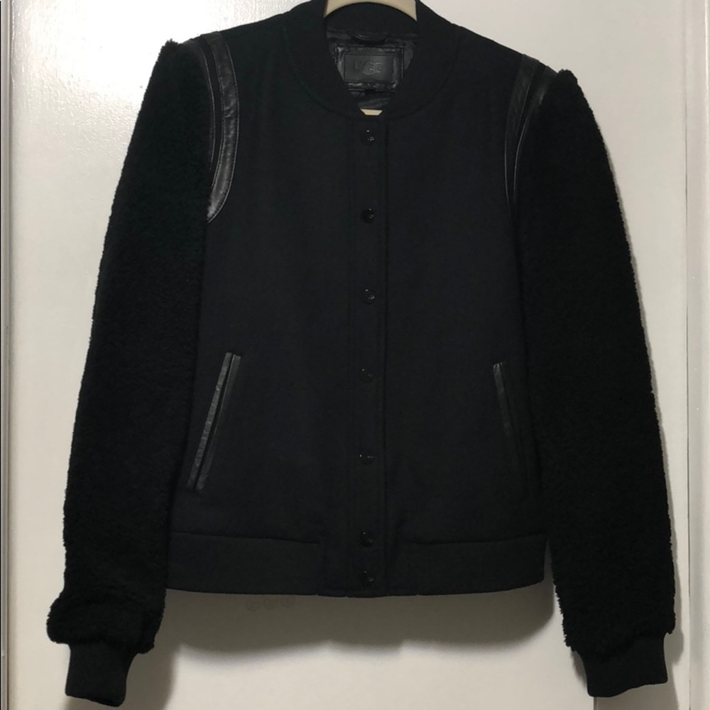 Genuine Ugg wool bomber jacket NWT.